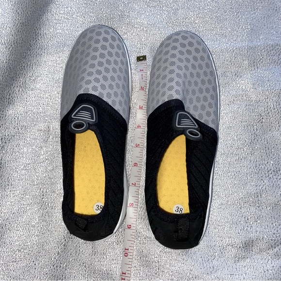 NTW Slip-On Sock Grey & Black Women’s Sneakers - Picture 3 of 4